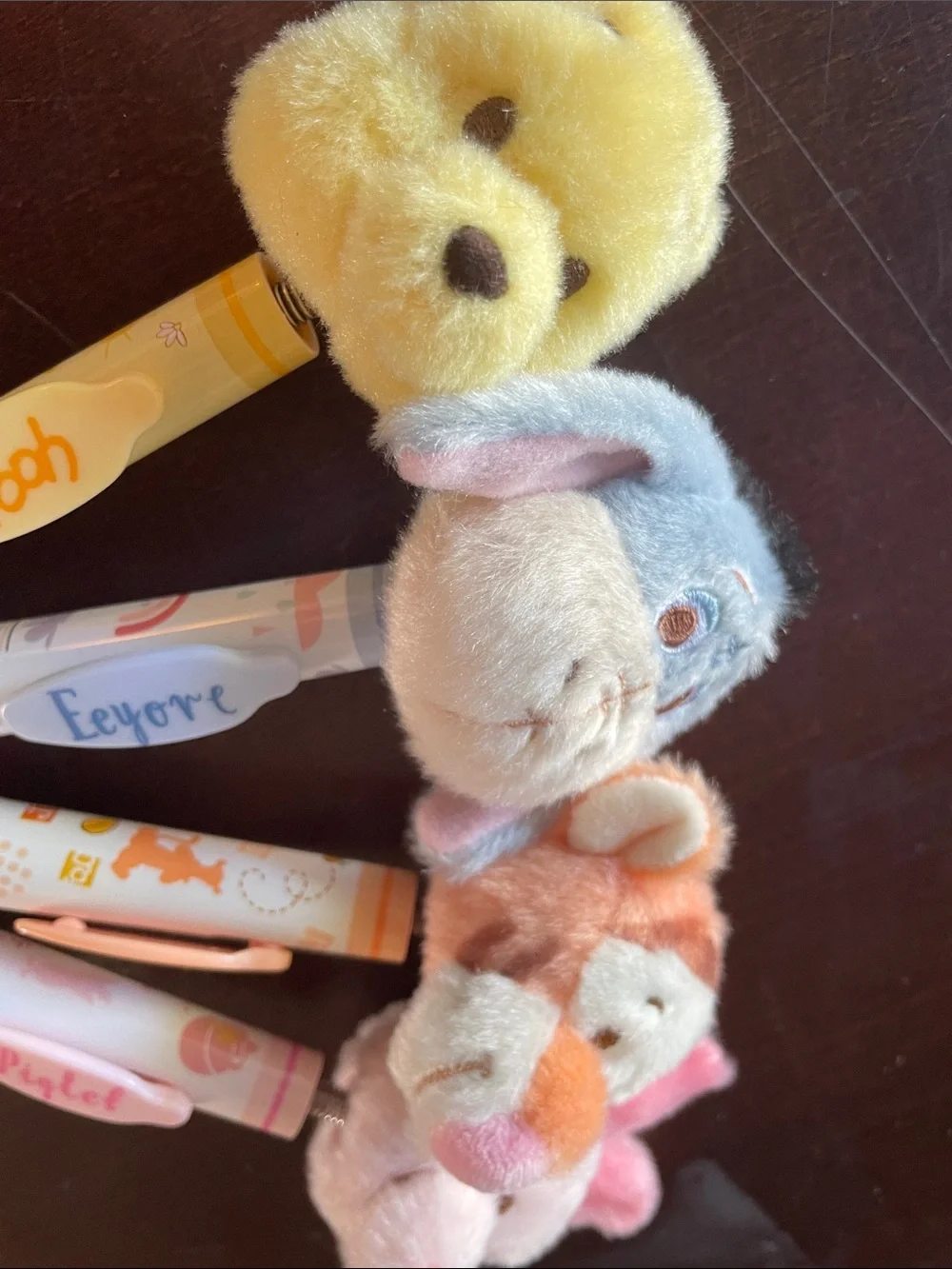 Plush Pens Set of four- Disney’s Pooh, Eeyore, Tigger, Piglet